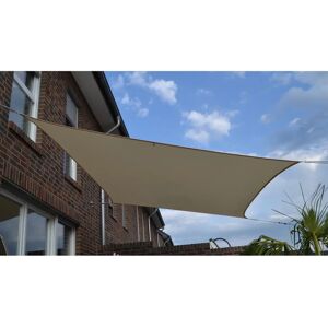 Dakota Fields Naaman 4m x 3m Rectangular Shade Sail brown 400.0 W x 3.0 D cm