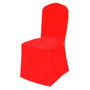 Symple Stuff Round Top Polyester Chair Cover 10PC red 50.0 H x 12.0 W x 12.0 D cm