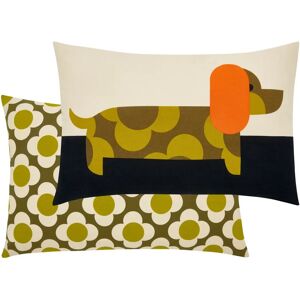 Orla Kiely Dachshund 40X60Cm Feather Cushion yellow 40.0 H x 60.0 W x 10.0 D cm