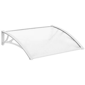 Dakota Fields Aleyah 1m W x 0.8m D Window Awning white 23.0 H x 100.5 W x 76.0 D cm