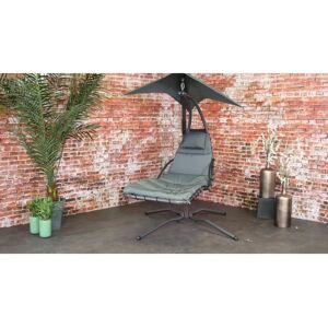 Freeport Park Bailey Hanging Sun Lounger with Stand gray 175.0 H x 104.0 W cm