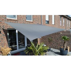 Dakota Fields Naaman 4m x 3m Rectangular Shade Sail gray 400.0 W x 3.0 D cm