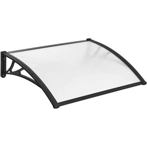 Dakota Fields Aleyah 1m W x 0.8m D Window Awning black 23.0 H x 100.0 W x 76.0 D cm