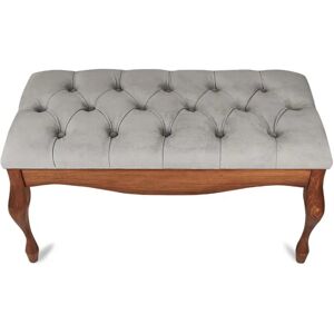 bench4home Blanca Bench brown/gray 40.0 H x 100.0 W x 40.0 D cm