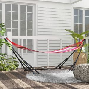 Dakota Fields Bruan Hammock Standard Hammock Stand,Hanging Chair Stand black 100.0 H x 263.0 W x 89.0 D cm