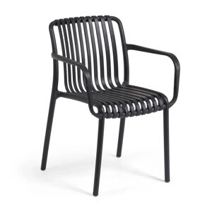 George Oliver Blume Garden Chair black 80.0 H x 54.0 W x 49.0 D cm