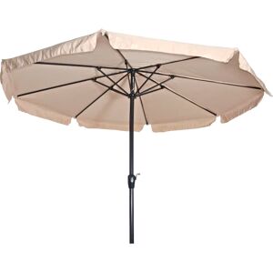 Dakota Fields Annikah 3.5m Marktet Parasol brown 100.0 H x 350.0 W x 350.0 D cm