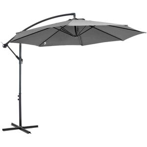 Dakota Fields 295cm Cantilever Parasol Grey 245cm H X 295cm W X 295cm D