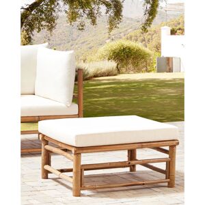 Beliani CERRETO Outdoor Garden Chair Off White 39cm H X 64cm W X 55cm D