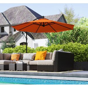 Dakota Fields 295cm Cantilever Parasol Black 250cm H x 295cm W x 295cm D