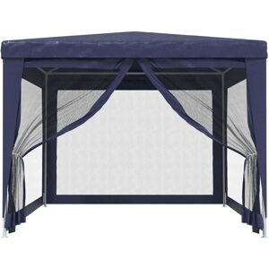 Dakota Fields Andreyah 3m x 4m Iron Party Tent Blue/Blue 297cm W X 396cm D X 246cm H