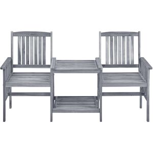 Marlow Home Co. Sunburg 2 Seater Picnic Table Grey 2
