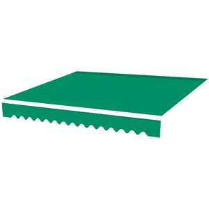 Dakota Fields Coralvine Replacement Fabric for Patio Awning Green 3m W x 2.5m D