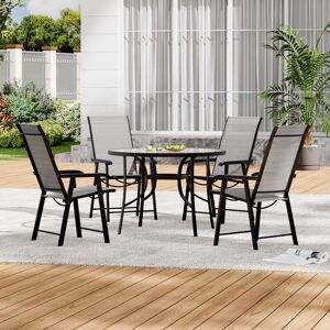 Ebern Designs Elijiah 4 Seater Dining Set Black 4 Ebern Designs Elijiah 4 Seater Dining Set Black 4