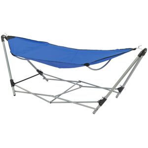 Symple Stuff Folding Camping Hammock with Stand Blue 70cm H X 76cm W X 241cm L Symple Stuff Folding Camping Hammock with Stand Blue 70cm H X 76cm W X 241cm L