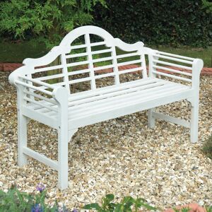 Sol 27 Outdoor Rosenfeld Wooden Bench Rustic White 89cm H X 129cm W X 53cm D Sol 27 Outdoor Rosenfeld Wooden Bench Rustic White 89cm H X 129cm W X 53cm D