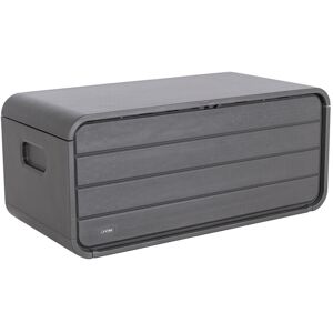 Lifetime 28.3" W 136 Gallons Water Resistant Polyethylene Plastic Lockable Modern Outdoor Deck Box Grey 64.5cm H X 147.1cm W X 72cm D Lifetime 28.3" W 136 Gallons Water Resistant Polyethylene Plastic Lockable Modern Outdoor Deck Box Grey 64.5cm H X 147.1cm W X 72cm D
