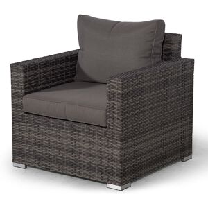 Dakota Fields Giardino Brown Rattan Armchair Outdoor Patio Garden Furniture With Cover Grey 78cm H X 80cm W X 80cm D Dakota Fields Giardino Brown Rattan Armchair Outdoor Patio Garden Furniture With Cover Grey 78cm H X 80cm W X 80cm D