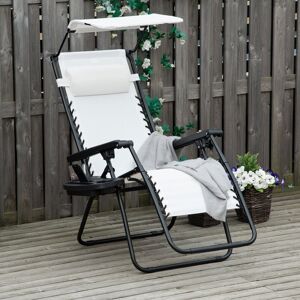 Dakota Fields Inglewood Reclining Sun Lounger White 110cm H X 67cm W X 90cm L Dakota Fields Inglewood Reclining Sun Lounger White 110cm H X 67cm W X 90cm L