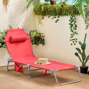 Dakota Fields Hackley Reclining Sun Lounger 29cm H X 62cm W X 195cm L Dakota Fields Hackley Reclining Sun Lounger 29cm H X 62cm W X 195cm L