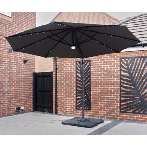 Sol 27 Outdoor Aadit 3m Cantilever Parasol Grey 248cm H X 300cm W X 300cm D Sol 27 Outdoor Aadit 3m Cantilever Parasol Grey 248cm H X 300cm W X 300cm D