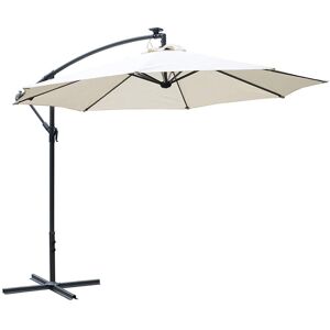 Freeport Park Sadie 2.9m Cantilever Parasol Cream White 245cm H X 295cm W X 295cm D Freeport Park Sadie 2.9m Cantilever Parasol Cream White 245cm H X 295cm W X 295cm D