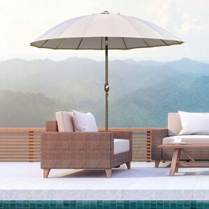 Sol 27 Outdoor Aarun 2.5m Traditional Parasol Cream White 240cm H X 279cm W X 279cm D Sol 27 Outdoor Aarun 2.5m Traditional Parasol Cream White 240cm H X 279cm W X 279cm D