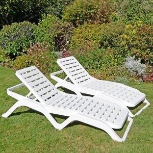 Ebern Designs Scirocco Garden Lounger White 44.5cm H X 71.5cm W X 187cm L Ebern Designs Scirocco Garden Lounger White 44.5cm H X 71.5cm W X 187cm L