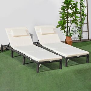 Brayden Studio Azyrah 195cm Long Double Sun Lounger Cream/Brown 22cm H X 60cm W X 195cm L Brayden Studio Azyrah 195cm Long Double Sun Lounger Cream/Brown 22cm H X 60cm W X 195cm L