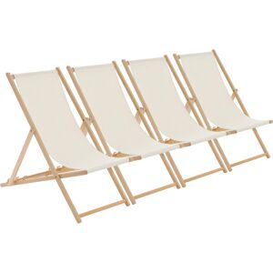 Harbour Housewares Folding Wooden Deck Chairs - Green Stripe Natural 106cm H X 56cm W X 99cm D Harbour Housewares Folding Wooden Deck Chairs - Green Stripe Natural 106cm H X 56cm W X 99cm D