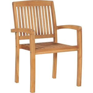 Dakota Fields Dorete Stacking Garden Chair Brown 90cm H X 57.5cm W X 57.5cm D Dakota Fields Dorete Stacking Garden Chair Brown 90cm H X 57.5cm W X 57.5cm D