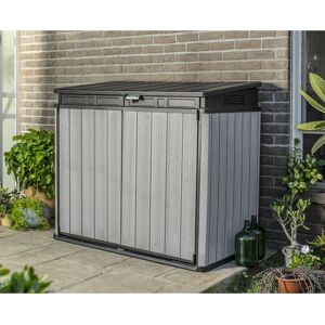 Keter Duotech Elite Garden Store 1150L Grey 123.5cm H X 141cm W X 82cm D Keter Duotech Elite Garden Store 1150L Grey 123.5cm H X 141cm W X 82cm D