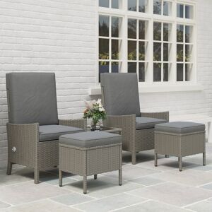 Lark Manor Wicker 2 - Person Garden Lounge Set with Cushions Dark Grey 2 Lark Manor Wicker 2 - Person Garden Lounge Set with Cushions Dark Grey 2