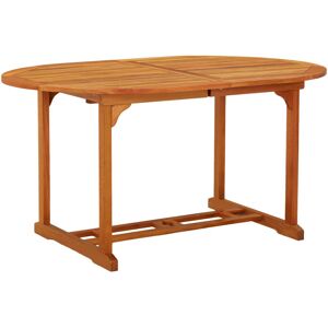 Rosalind Wheeler Garden Table 200X100x75 Cm Solid Wood Eucalyptus Brown Rosalind Wheeler Garden Table 200X100x75 Cm Solid Wood Eucalyptus Brown