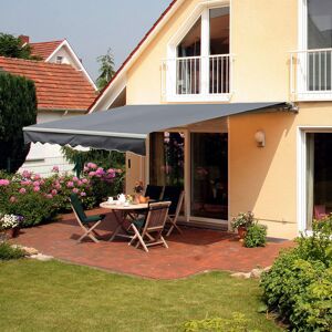Dakota Fields Sonakshi Patio Awning Light Grey 250 cm W x 200 cm D Dakota Fields Sonakshi Patio Awning Light Grey 250 cm W x 200 cm D