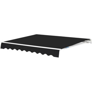 Dakota Fields Latitude Run Polyester Cover Retractable Patio Awning Black 200" H x 150" W x 16.2" D Dakota Fields Latitude Run Polyester Cover Retractable Patio Awning Black 200" H x 150" W x 16.2" D