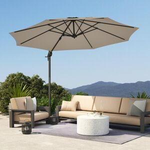 Dakota Fields 294cm Cantilever Parasol Light Grey 248cm H X 294cm W X 294cm D Dakota Fields 294cm Cantilever Parasol Light Grey 248cm H X 294cm W X 294cm D