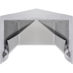 Freeport Park 3m x 4m Steel Party Tent White 400cm W X 300cm D X 255cm H Freeport Park 3m x 4m Steel Party Tent White 400cm W X 300cm D X 255cm H