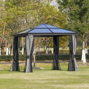 Dakota Fields 3 x 3(m) Patio Gazebo Grey 360cm W X 300cm D X 265cm H Dakota Fields 3 x 3(m) Patio Gazebo Grey 360cm W X 300cm D X 265cm H