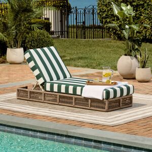 Ebern Designs Gillian Steel and Rope Chaise Lounger Green 32.99cm H X 62.99cm W X 189.57cm L Ebern Designs Gillian Steel and Rope Chaise Lounger Green 32.99cm H X 62.99cm W X 189.57cm L