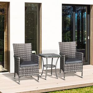 Rosalind Wheeler Aymen Rattan Double Lounge Grey Rosalind Wheeler Aymen Rattan Double Lounge Grey