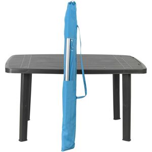 Dakota Fields Adjustable Large Garden Parasol Umbrella Blue Blue 225cm H X 220cm W X 220cm D Dakota Fields Adjustable Large Garden Parasol Umbrella Blue Blue 225cm H X 220cm W X 220cm D