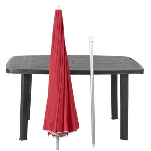 Dakota Fields Adjustable Large Garden Parasol Umbrella Blue Red 225cm H X 220cm W X 220cm D Dakota Fields Adjustable Large Garden Parasol Umbrella Blue Red 225cm H X 220cm W X 220cm D