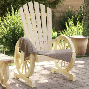 House of Hampton Garden Adirondack Chair Solid Wood Fir Brown 99cm H X 63cm W X 62cm D House of Hampton Garden Adirondack Chair Solid Wood Fir Brown 99cm H X 63cm W X 62cm D