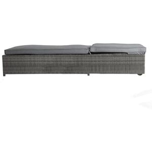 Dakota Fields Rochel Reclining Sun Lounger with Cushion Grey 29cm H X 196cm W X 66cm L Dakota Fields Rochel Reclining Sun Lounger with Cushion Grey 29cm H X 196cm W X 66cm L