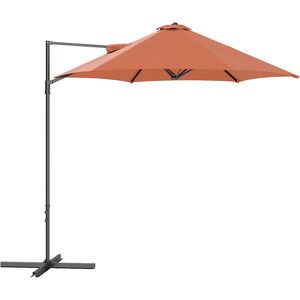 17 Stories 256cm Cantilever Parasol Orange 245cm H X 256cm W X 256cm D 17 Stories 256cm Cantilever Parasol Orange 245cm H X 256cm W X 256cm D