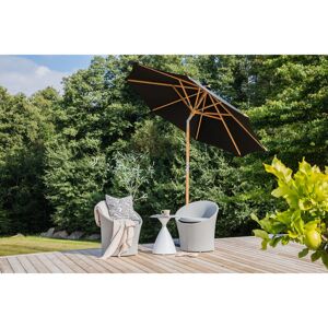 Freeport Park Malaya 2.5m Traditional Parasol Black 250cm H X 250cm W X 250cm D Freeport Park Malaya 2.5m Traditional Parasol Black 250cm H X 250cm W X 250cm D