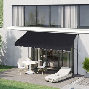 Dakota Fields 120cm W Polyester Cover Retractable Patio Awning Black 250" H x 120" W x 8.3" D Dakota Fields 120cm W Polyester Cover Retractable Patio Awning Black 250" H x 120" W x 8.3" D