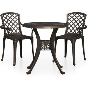 Rosalind Wheeler Barrelville 2 Seater Bistro Set Bronze 2 Rosalind Wheeler Barrelville 2 Seater Bistro Set Bronze 2