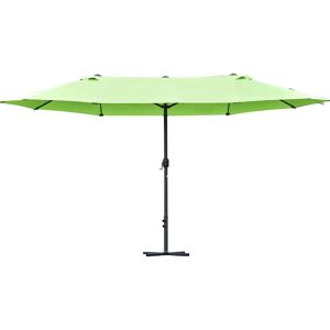 Freeport Park Cristina 4.6m x 2.7m Rectangular Traditional Parasol Green 240cm H X 460cm W X 270cm D Freeport Park Cristina 4.6m x 2.7m Rectangular Traditional Parasol Green 240cm H X 460cm W X 270cm D